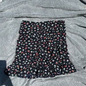 Princess Polly Mini Skirt with Flowers on it